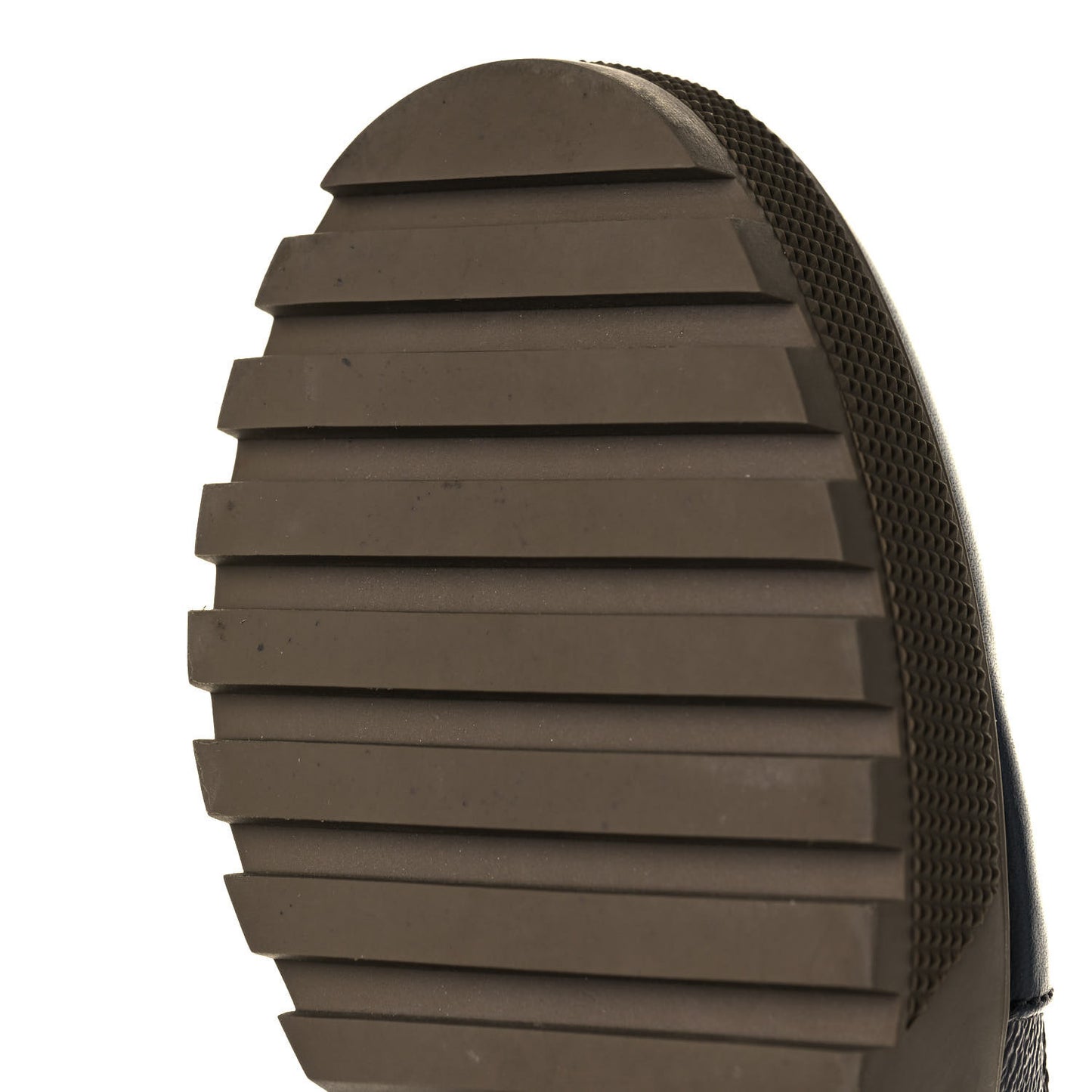 Suede Calfskin Monogram Laureate Platform Desert Boots 38.5 Taupe