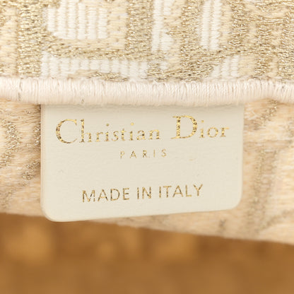 Christian Dior Oblique Medium Book Tote Gold Multicolor 6 of 12