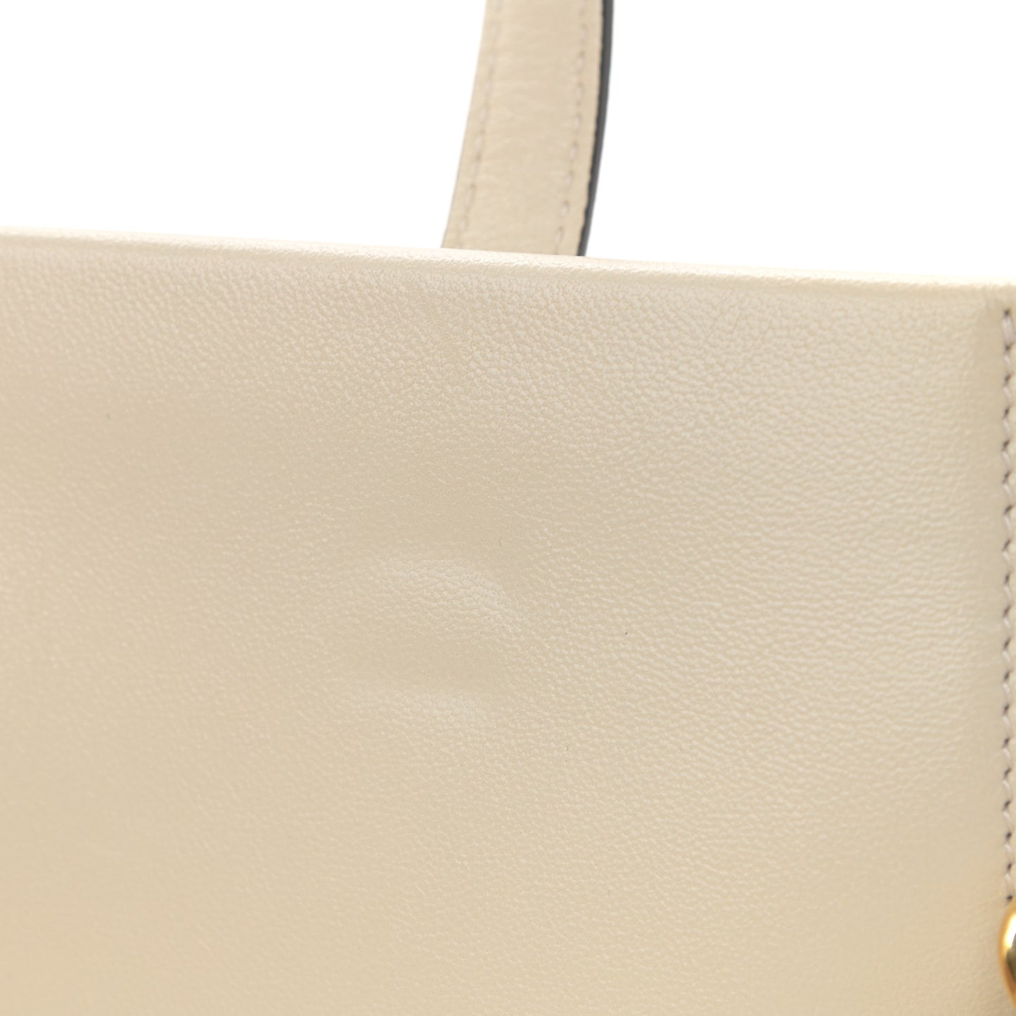 Lambskin Small Linea Matisse Top Handle Bag Mystic White