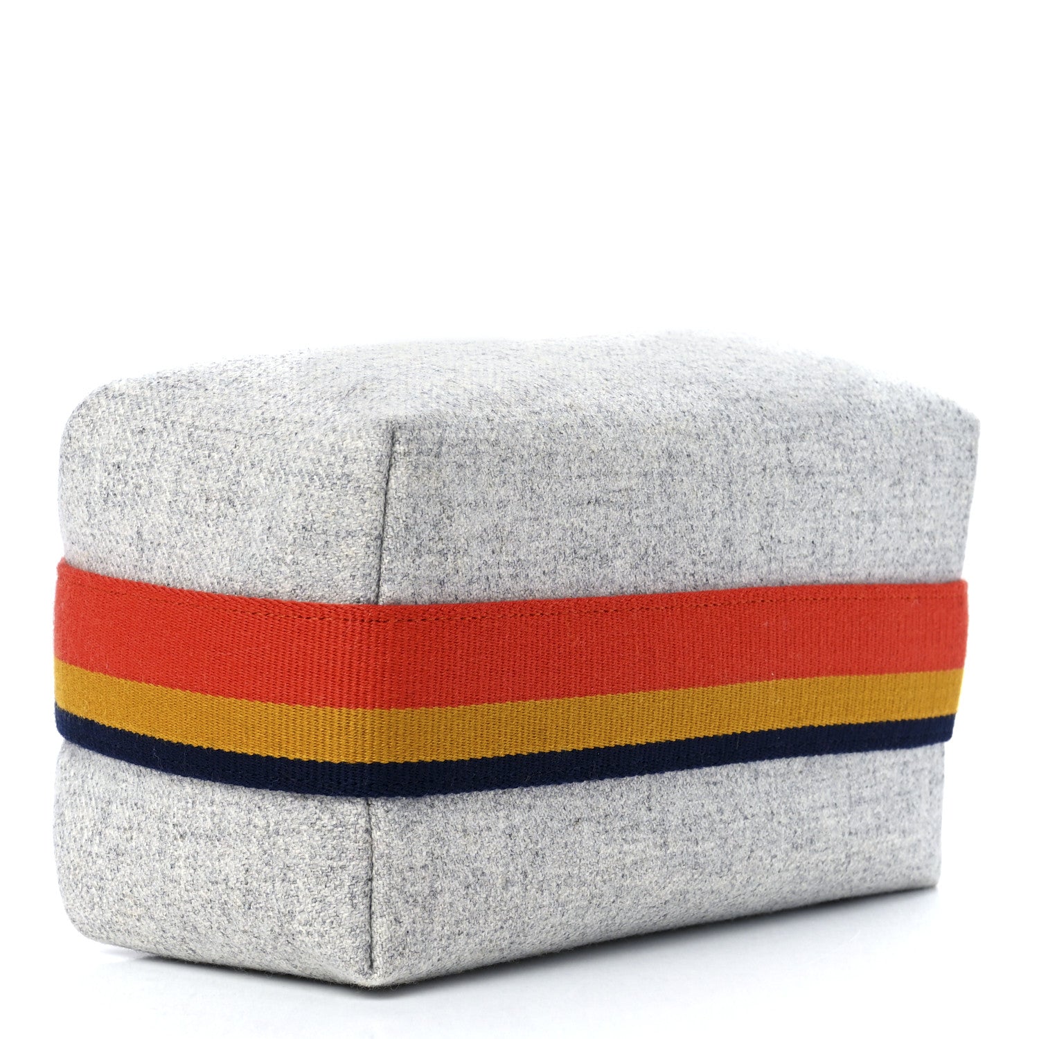 Hermes Canvas Small Bride-A-Brac Pouch Gris Flanelle 3 of 9