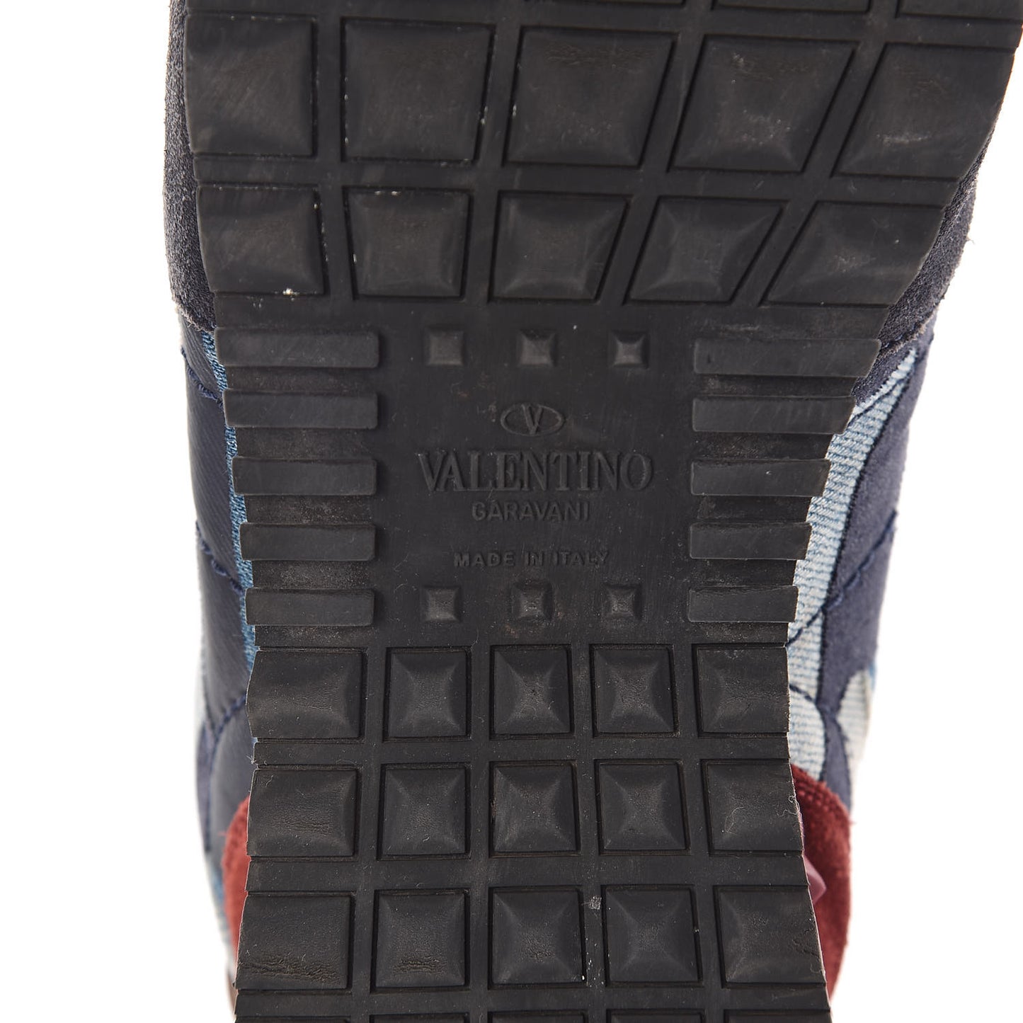 Denim Suede Camouflage Mens Rockrunner Sneakers 42 Multicolor