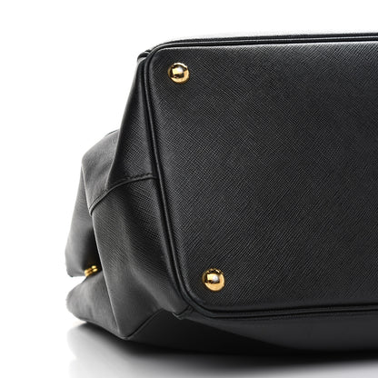 Prada Saffiano Large Galleria Double Zip Tote Black 6 of 13