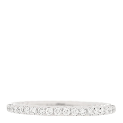 David Yurman Platinum Diamond 1.85mm Eden Eternity Wedding Band Ring 56 7.5 1 of 4