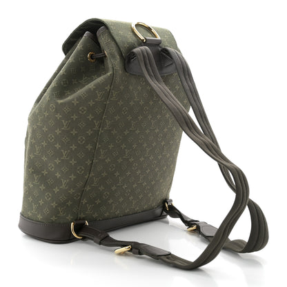 Louis Vuitton Mini Monogram Montsouris GM Backpack Kaki 2 of 10
