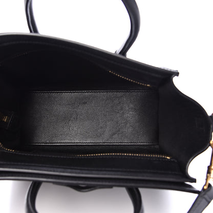 Celine Smooth Calfskin Nano Luggage Black 4 of 13