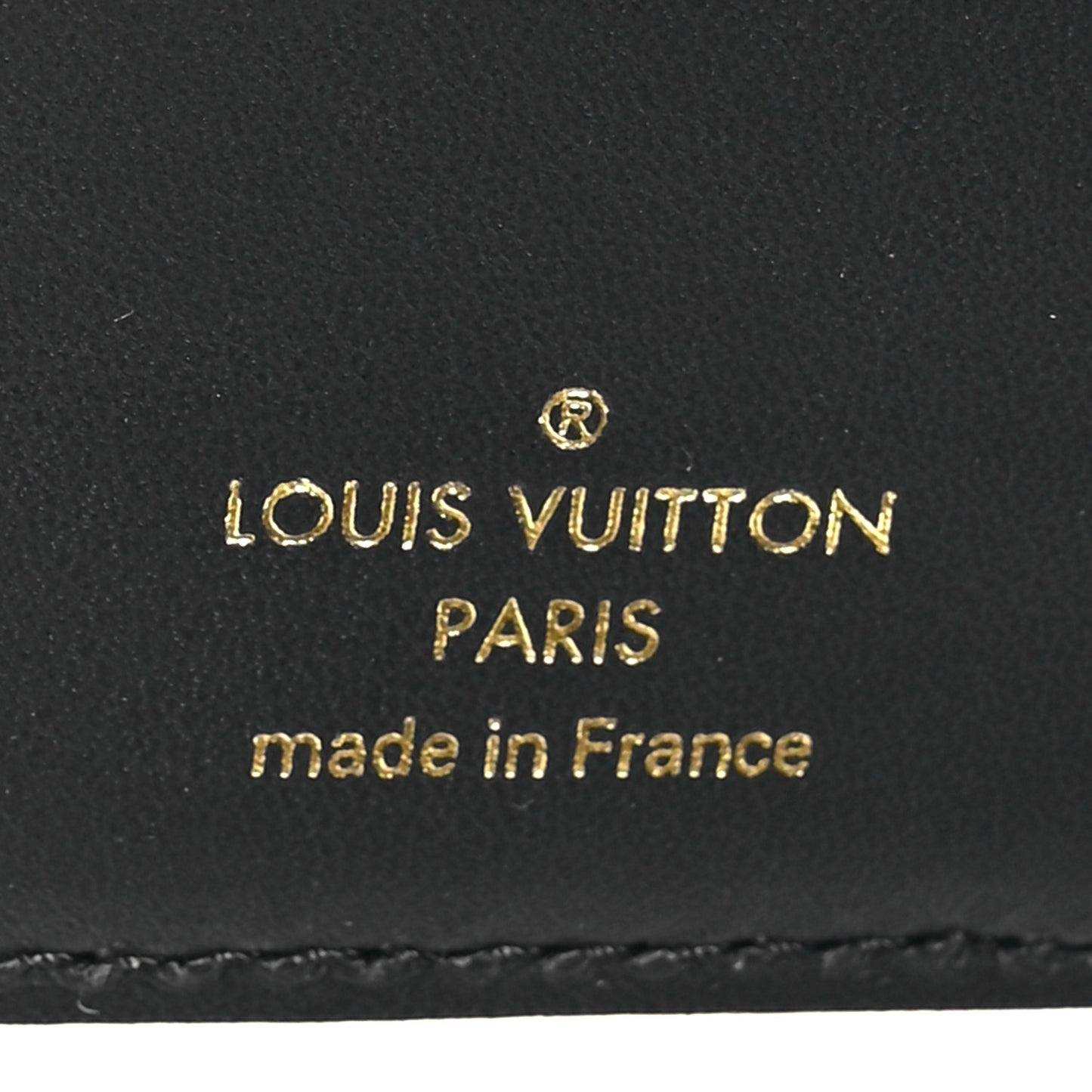 Lambskin Embossed Monogram LV Ski Lou Coussin Wallet Black