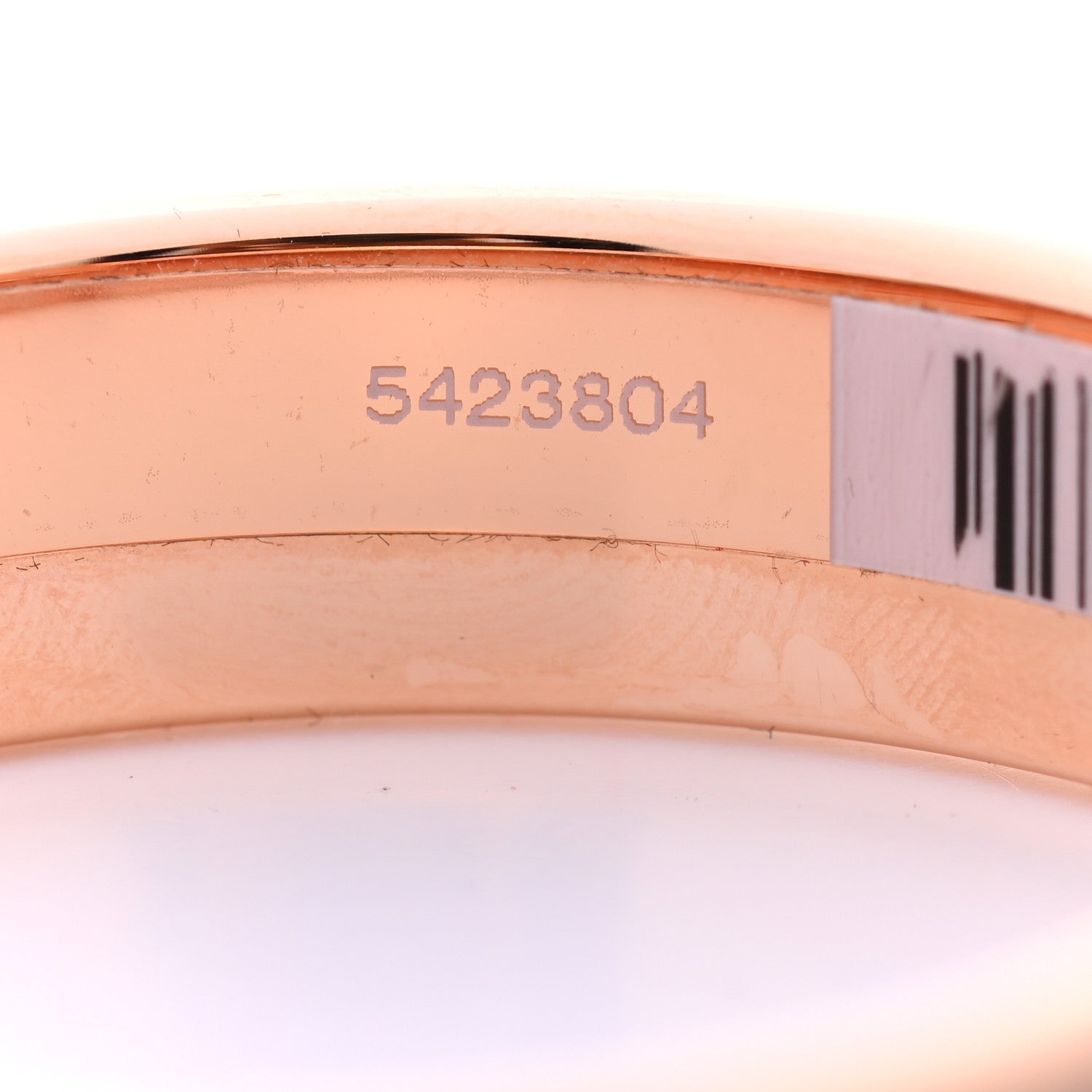 Hermes Enamel Narrow Clic Cadenas Bracelet PM Marron Glace 5 of 9