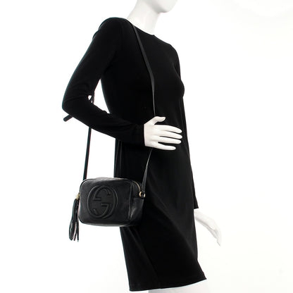 Gucci Pebbled Calfskin Small Soho Disco Bag Black 2 of 9