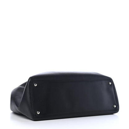 Chanel Calfskin Cerf Executive Shopper Tote Black 3 of 5