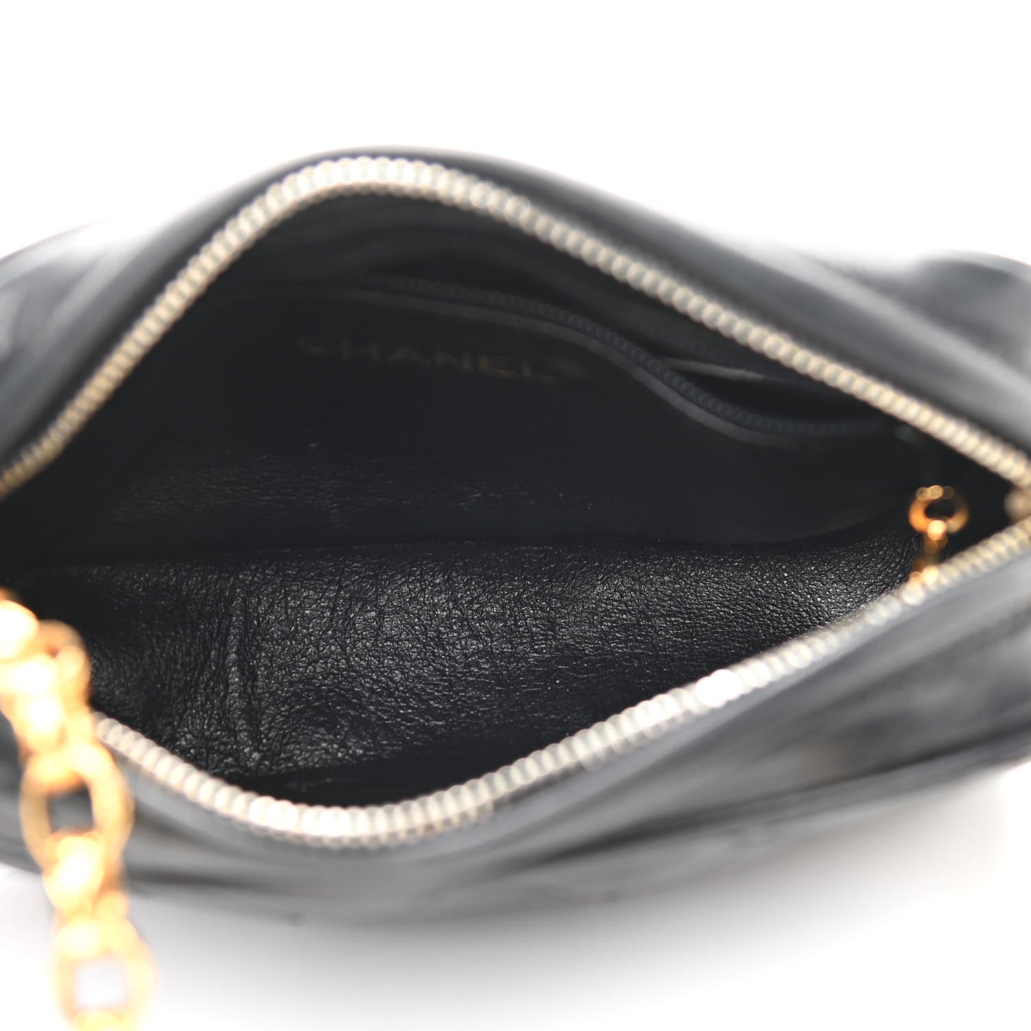 Chanel Lambskin Quilted Tassel Camera Case Black 4 of 11