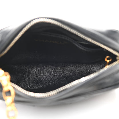 Chanel Lambskin Quilted Tassel Camera Case Black 4 of 11