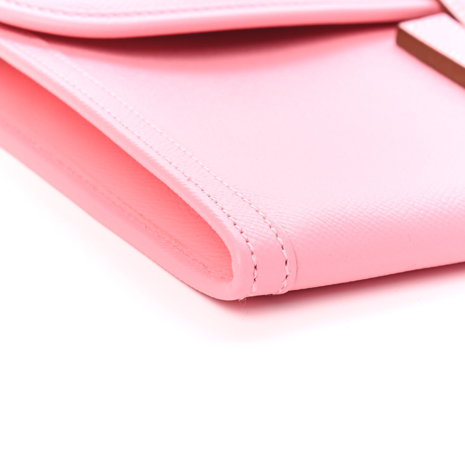Hermes Epsom Jige PM Clutch Rose Confetti 8 of 9