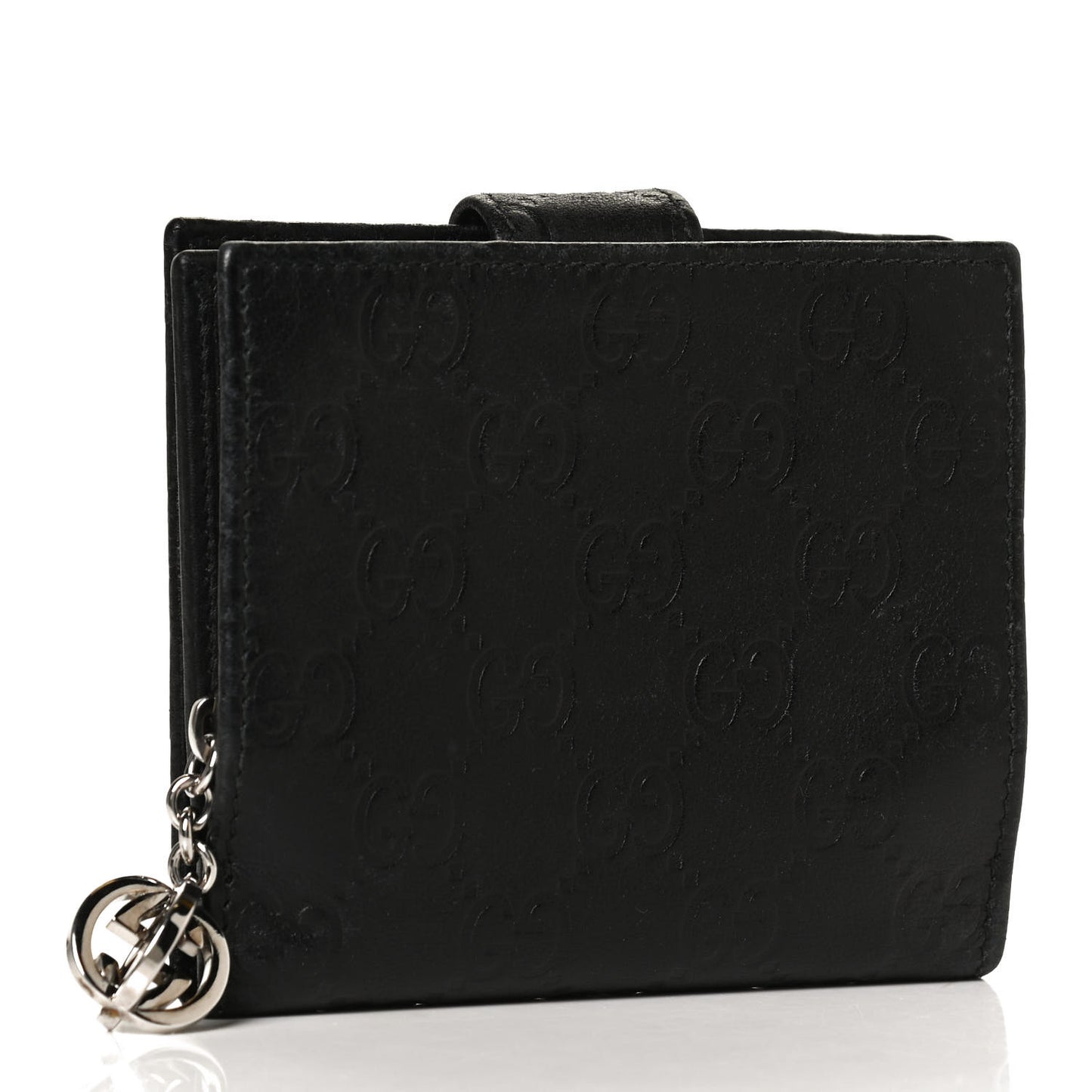 Guccissima Twins French Wallet Black