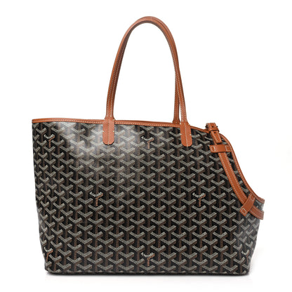 Goyard Goyardine Chien Gris Bag Black Gold 1 of 8