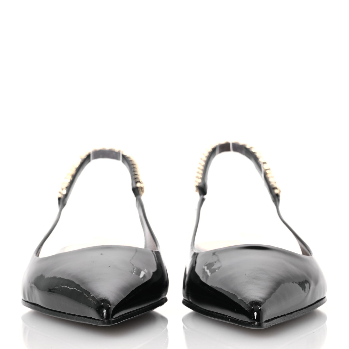 Patent Signoria Ballet Slingback Ballet Flat 37 Black