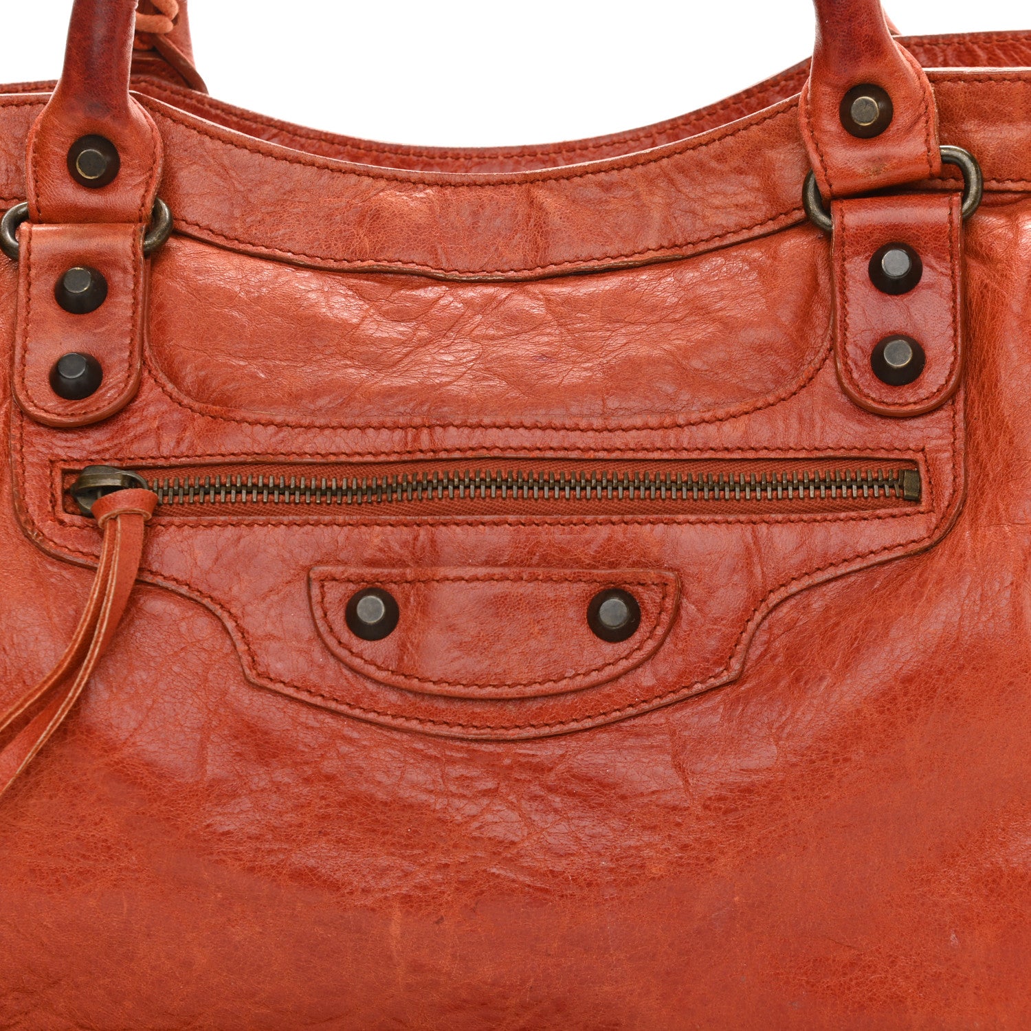 Balenciaga Chevre Classic Hardware City Rouille 8 of 10