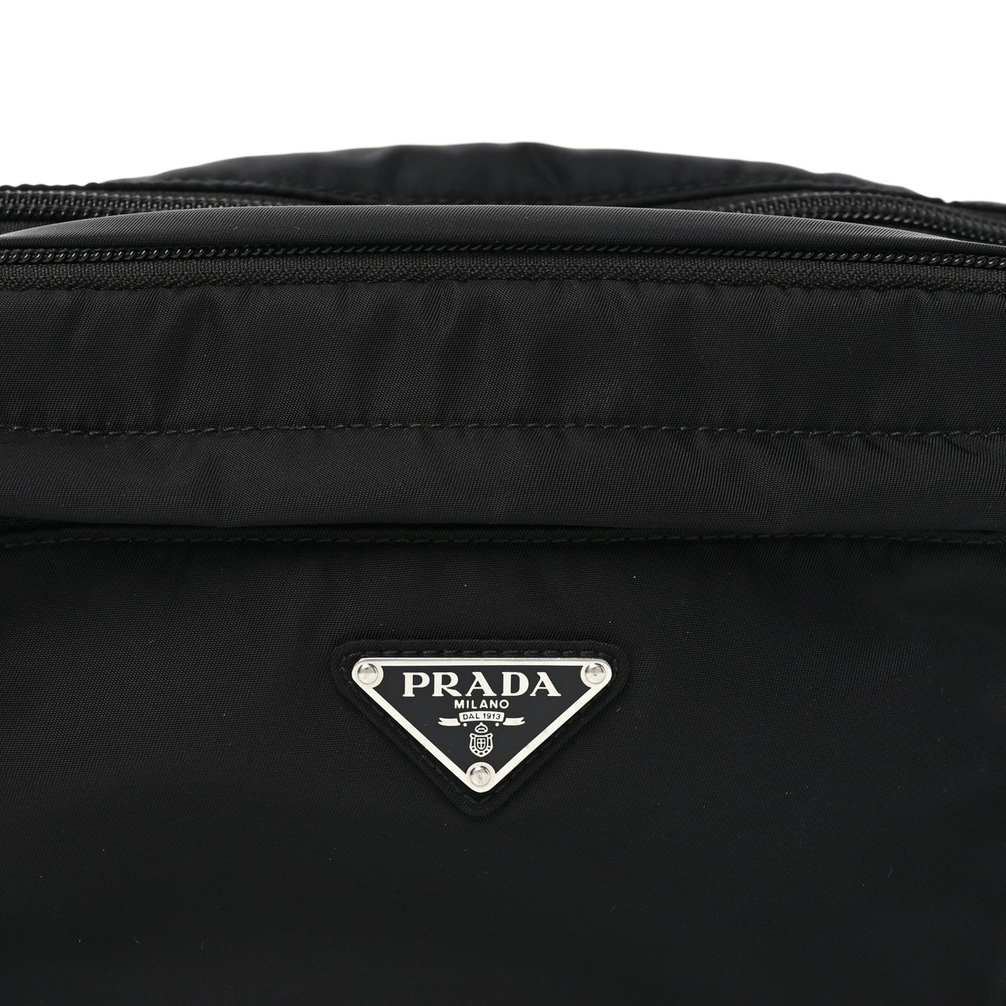 Tessuto Nylon Montagna Belt Bag Black