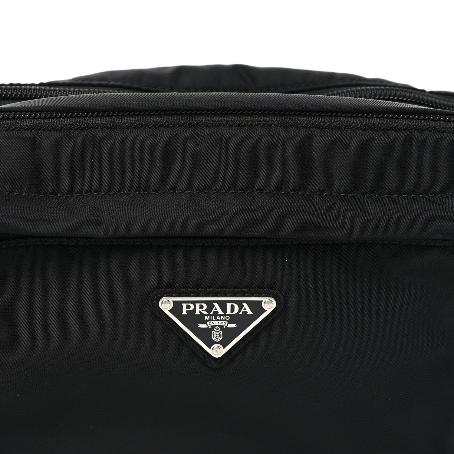 Prada Tessuto Nylon Montagna Belt Bag Black 7 of 9