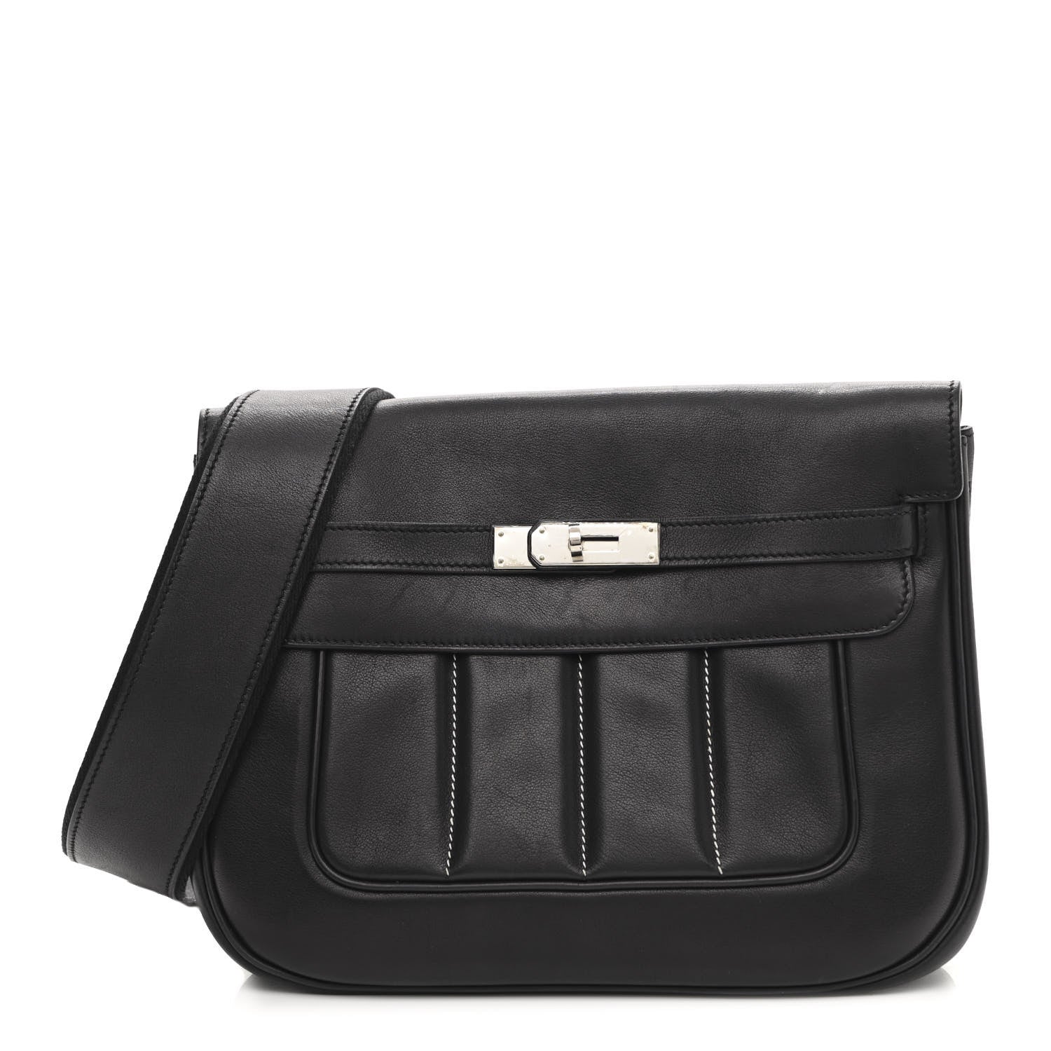 Hermes Swift Grain d'H Sac Berline 28 Black 1 of 10