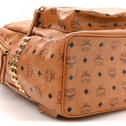 MCM Visetos Large Stark Backpack Cognac 10 of 11