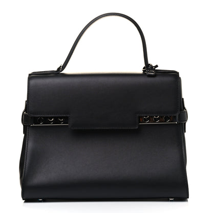 Delvaux Smooth Calfskin GM Tempete Satchel Black 1 of 7