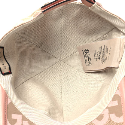 Gucci Monogram Jumbo GG Mosteri Baseball Hat S 56 Beige Light Pink 6 of 10