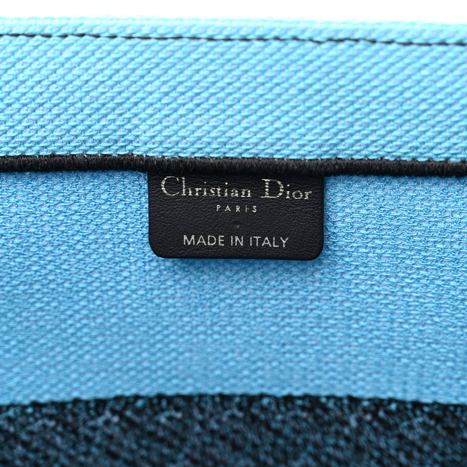 Christian Dior Canvas Embroidered Medium Jungle Pop Book Tote Blue 6 of 11