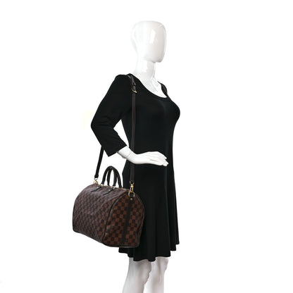 Louis Vuitton Damier Ebene Speedy Bandouliere 35 2 of 7