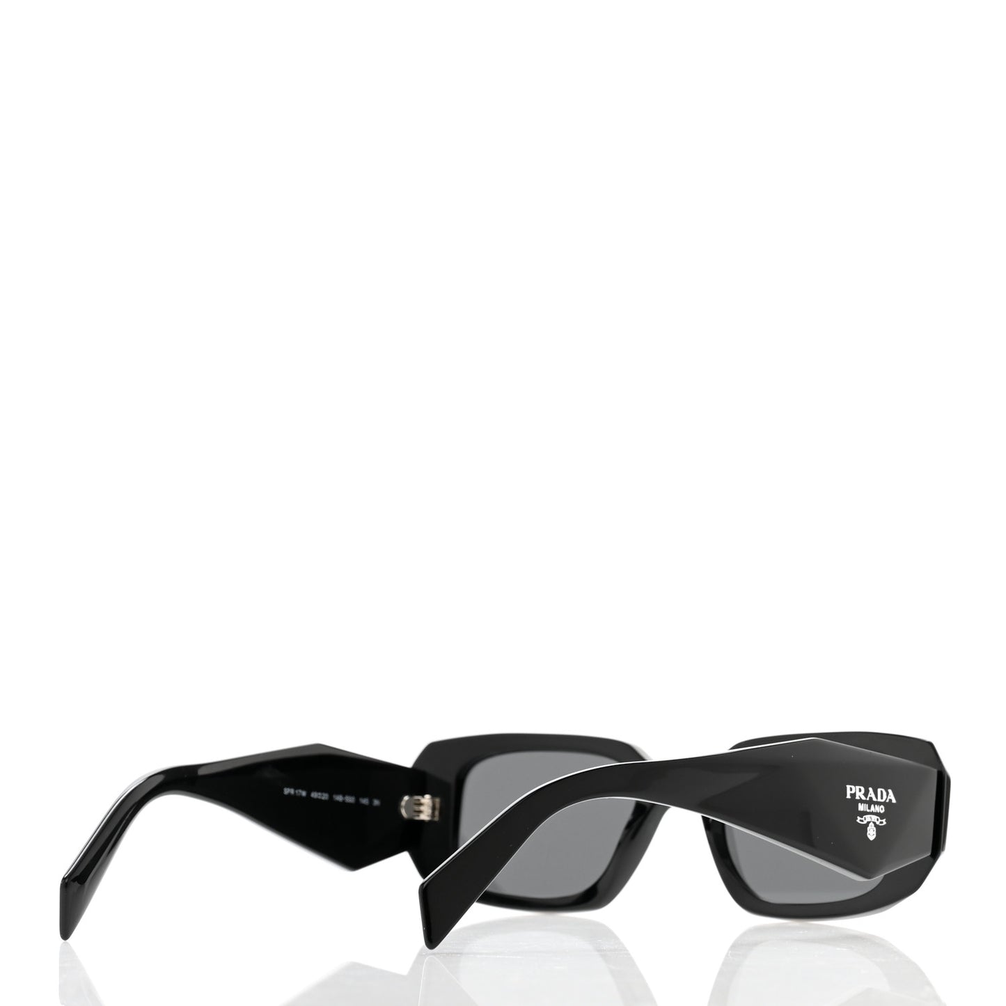 Acetate Symbole Sunglasses SPR 17W Black