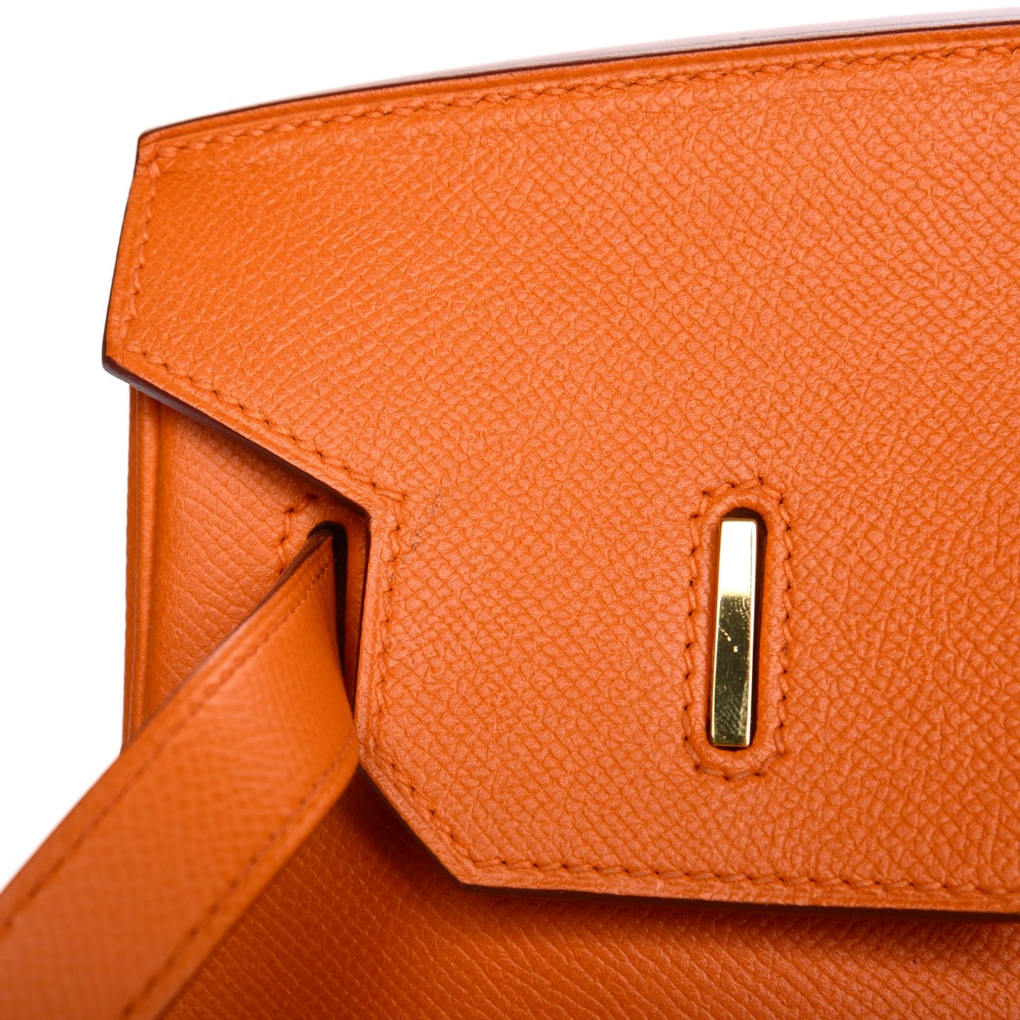 Epsom Birkin 35 Orange