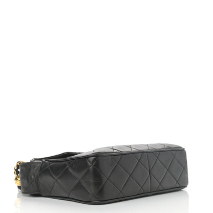 Chanel Lambskin Quilted Tassel Flap Camera Case Black 3 of 17