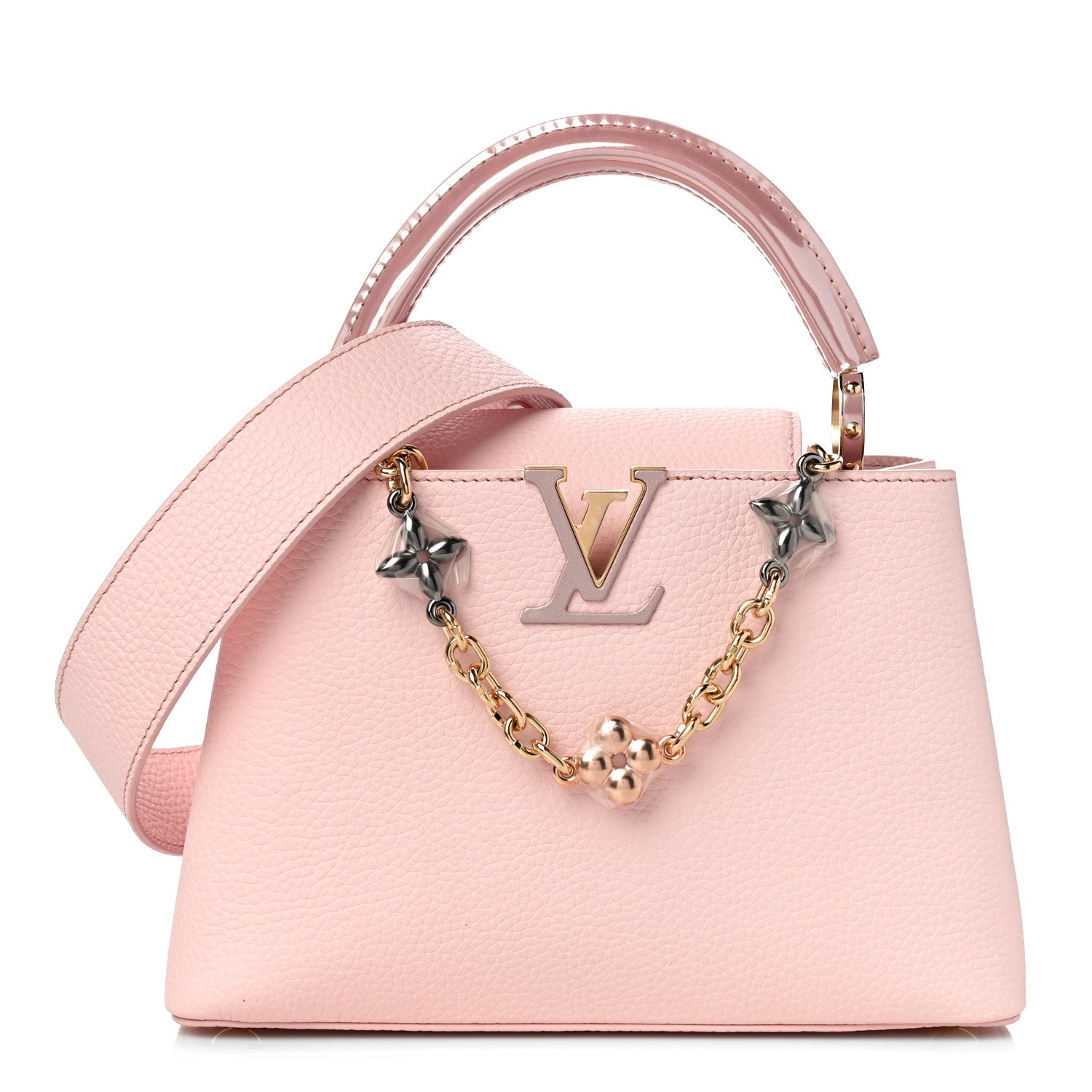 Louis Vuitton Taurillon Capucines BB Rose Jasmin 1 of 8