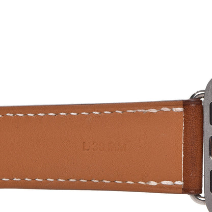 Hermes Barenia 38mm Apple Watch Double Tour Fauve 5 of 10