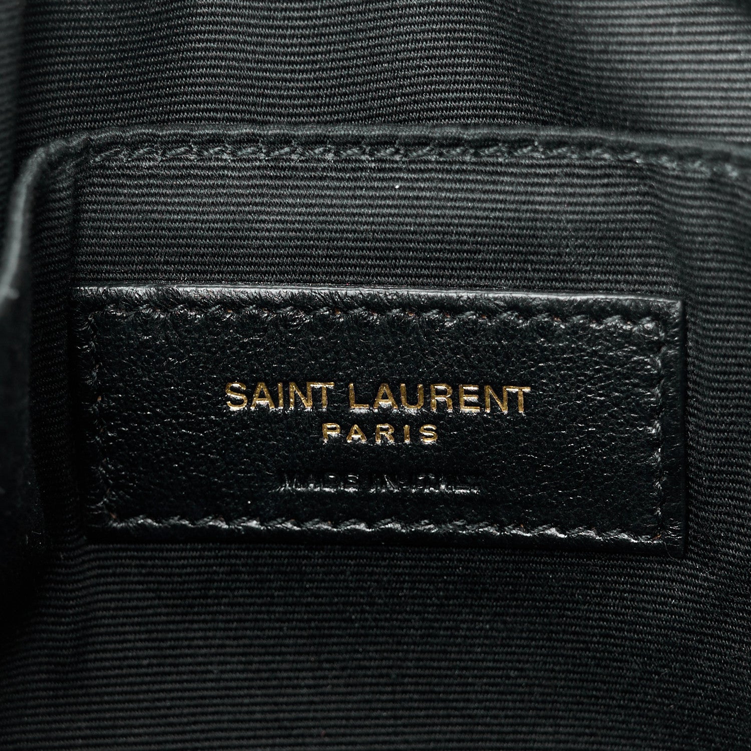 Saint Laurent Calfskin Matelasse Monogram Lou Camera Bag Black 6 of 10