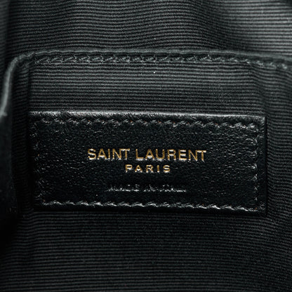 Saint Laurent Calfskin Matelasse Monogram Lou Camera Bag Black 6 of 10