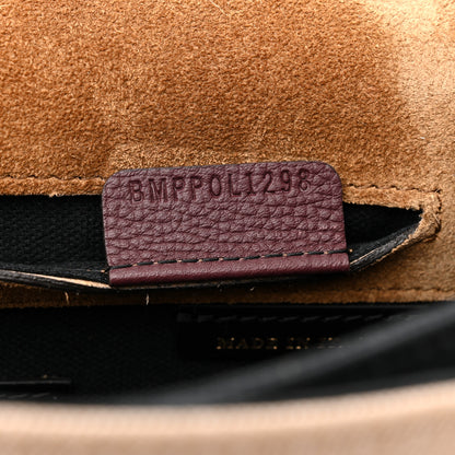 Burberry Derby Calfskin House Check Small Macken Crossbody Bag Mahogany Red 8 of 16
