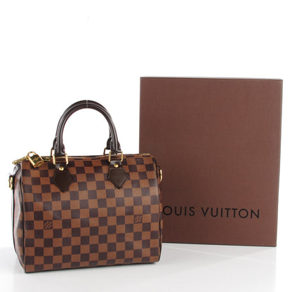 Louis Vuitton Damier Ebene Speedy Bandouliere 25 9 of 9