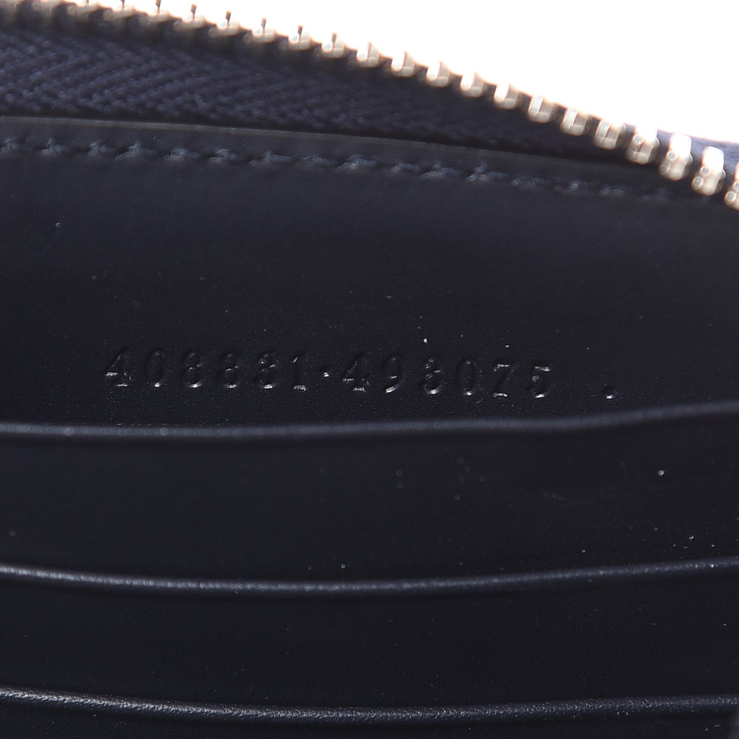 GG Supreme Monogram Web Zip Around Wallet Beige Blue