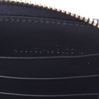 Gucci GG Supreme Monogram Web Zip Around Wallet Beige Blue 7 of 8