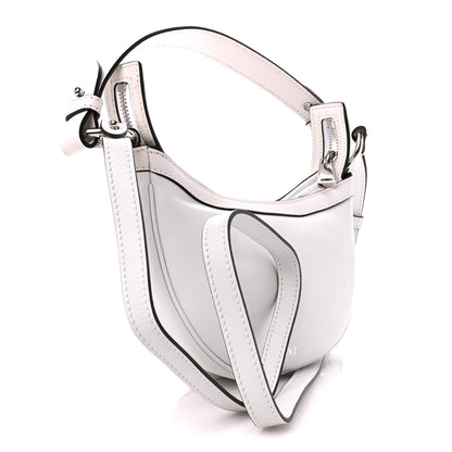 Versace Calfskin La Medusa Archive Hobo White 3 of 11