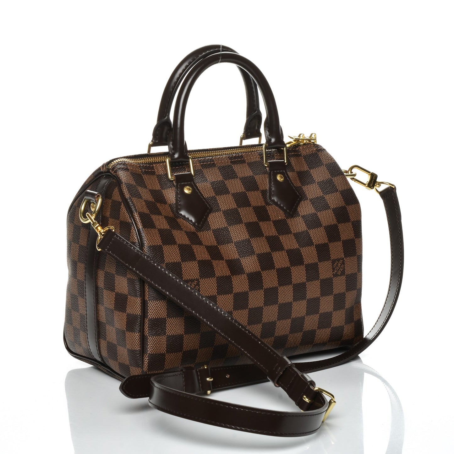 Damier Ebene Speedy Bandouliere 25