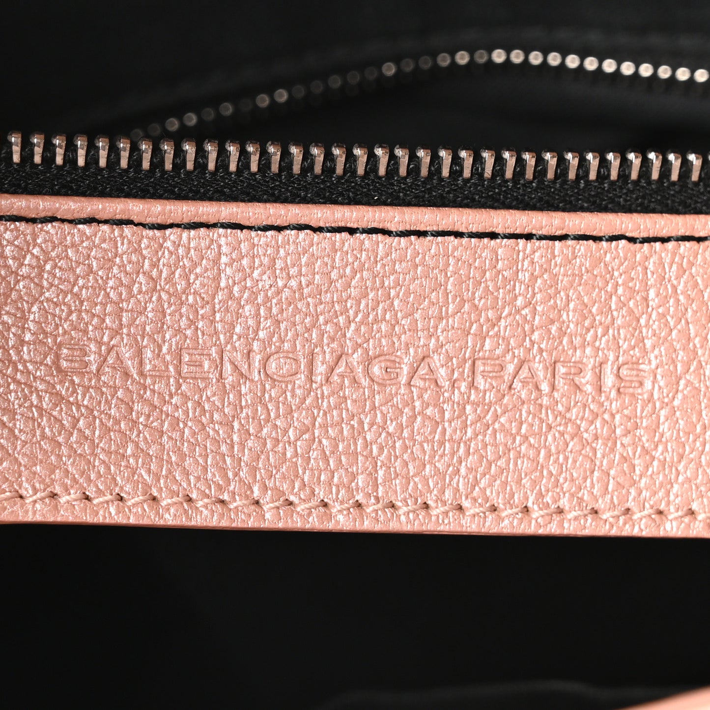 Pearlescent Goatskin Classic Palladium Hardware Velo Rose Rose Light