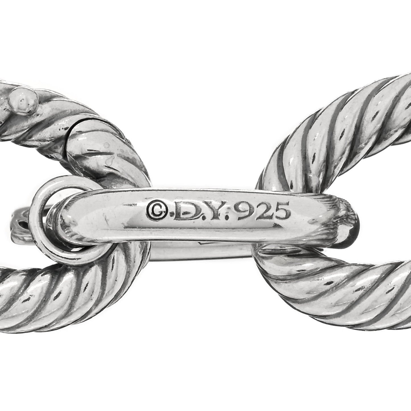 Sterling Silver 17mm Extra Large Oval Link Bracelet