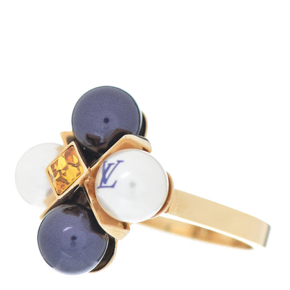 Louis Vuitton Pearl Cry Me A River Ring 6.5 3 of 4
