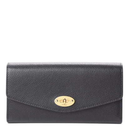 Mulberry Small Classic Grain Darley Wallet Black 1 of 6