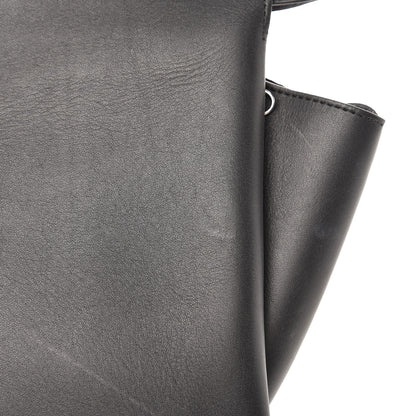 Celine Natural Calfskin Tri-Fold Clutch on Chain Black 9 of 11