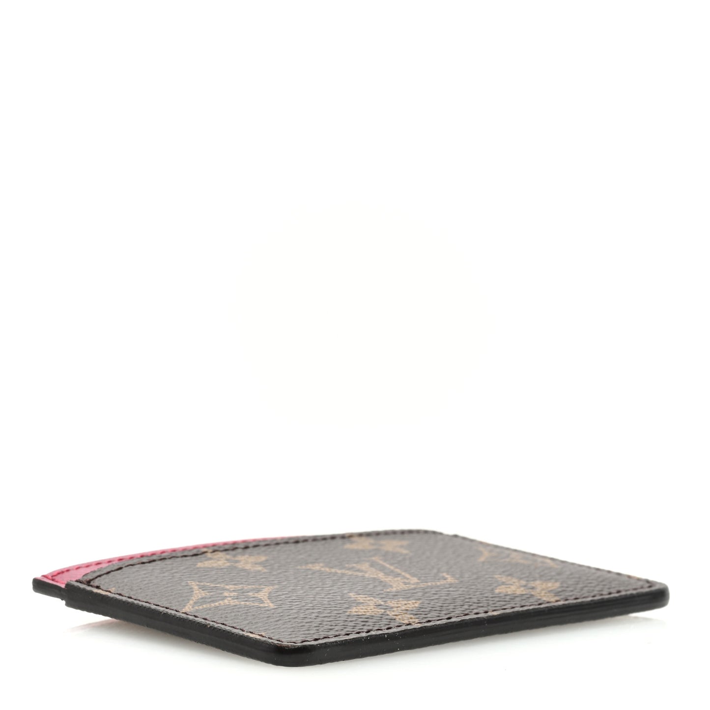 Monogram Card Holder Fuchsia