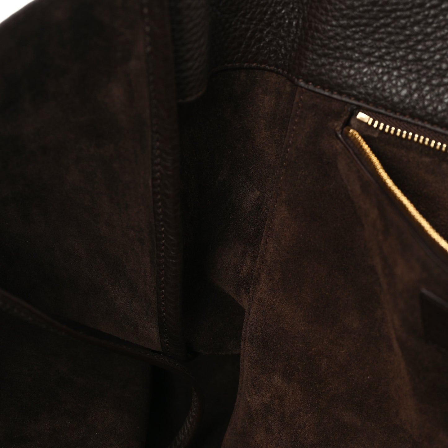 Grained Deerskin Bea Tote Sweet Sweet Chocolate