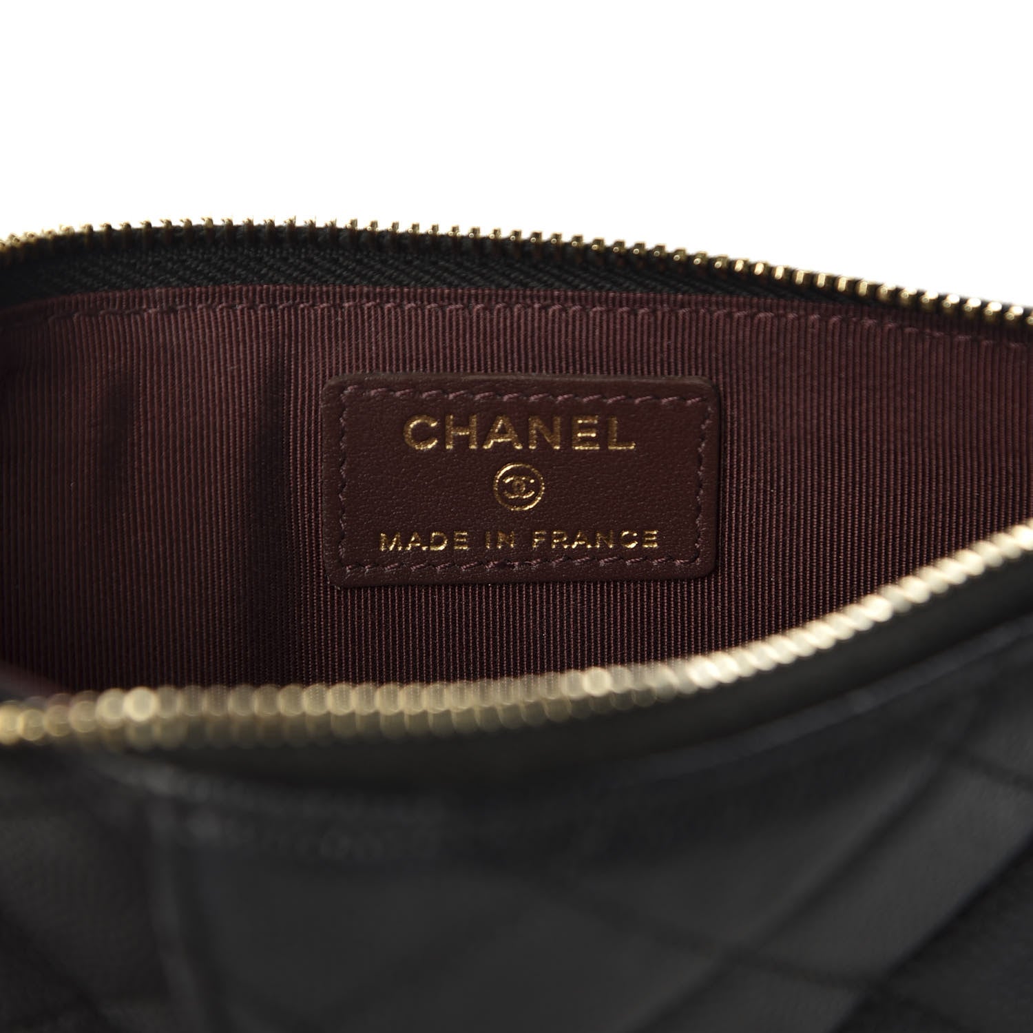 Chanel Caviar Quilted Classic Flat Wallet Pouch Black 7 of 9