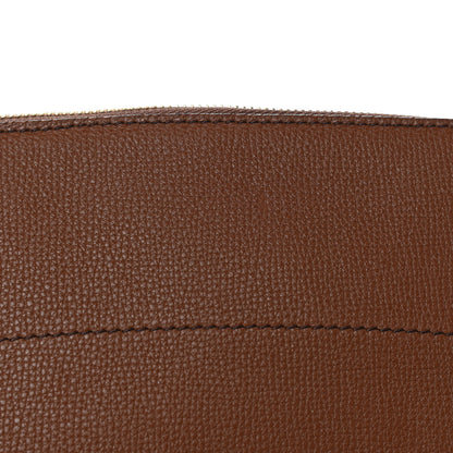 Burberry Derby Calfskin House Check Medium Welburn Tote Tan 9 of 11